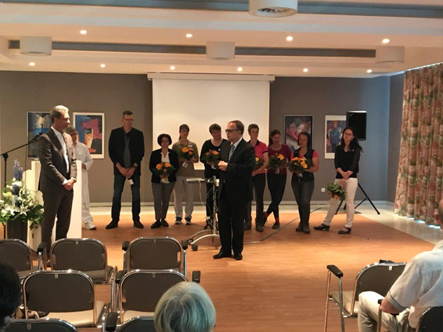 Herr Axel Vehres, Vorsitzender der DMSG, Landesverband Sachsen-Anhalt e.V., bedankt sich bei  Herrn Prof. Dr. med. Sailer und seinem Team für die gelungene Veranstaltung.|Foto: privat